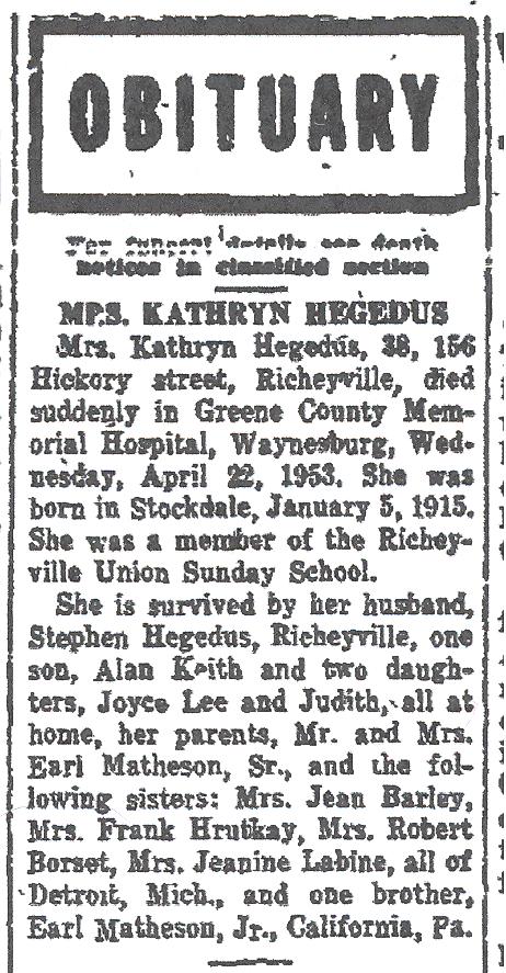Kathryn Hegedus